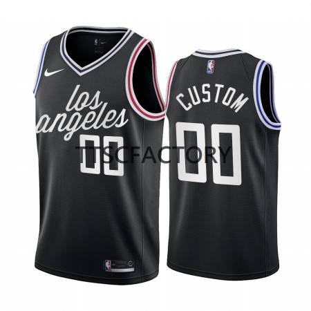 Maillot Basket Homme Los Angeles Clippers Personnalisé Nike 2022-23 City Edition Noir Swingman